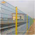 White PVC Coated Welded Wire Mesh Fence